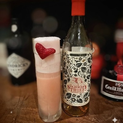 Strawberry Thief Fizz
